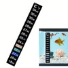 Aquarium Thermometer Fish Tank Sticker Temperature Strip Dual Scale