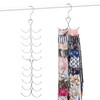 OMHOMETY 2 Pack Scarf Hanger for Closet, 20 Large Capacity