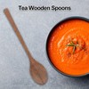 5Pcs Wooden Spoons Burr Free Sturdy Durable Light Heat Resistant