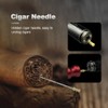 Butane Cigar Torch Lighter with Fuel Window Powerful Jet Flame