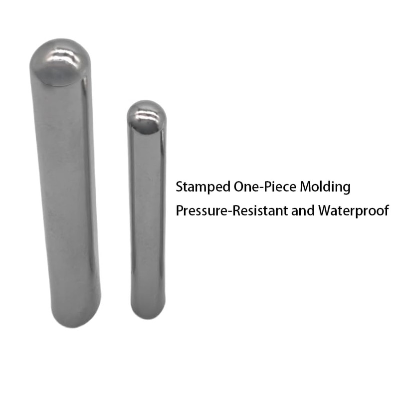 100PCS Stainless Steel Housing for PT100 DS18B20 Temperature Sensor,6x50mm Blind