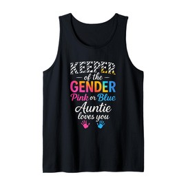 Keeper of The Gender - Funny Announcement Pregnancy Tank Top