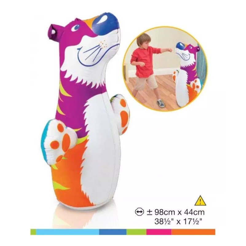 Intex Inflable Punching Bag Boxeador Niño Intex Delfin 44669npd