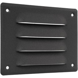 Vent Systems 5.5" x 4" Inch (Overall Dimensions) - Anthracite - Air Vent Cover - Metal Air Return Grill with Built-in Protection Mesh - HVAC Vent Duct Cover for Home Improvement