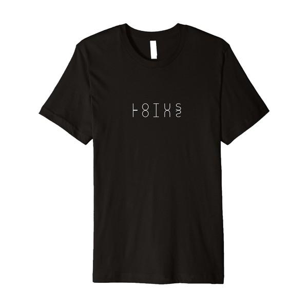 Lotus Reflections - Personalized Mirrored First Name Art Premium T-Shirt