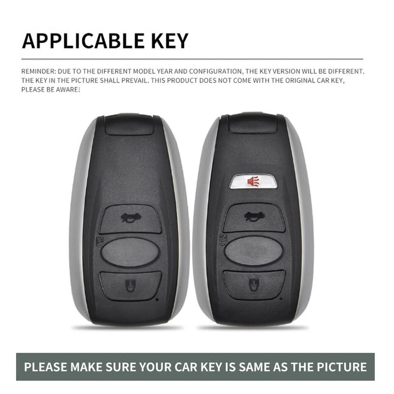 ontto Car key cover fit for Subaru Forester Outback BRZ