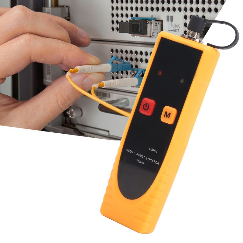 GM64 10mW Fiber Optic Cable Tester Portable Red Light Visual