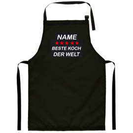 Ferocity 074 Delux Children's Painting / Art / Cooking Apron with Motif, Black