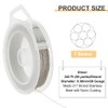 BENECREAT 240-Feet 0.015inch (0.38mm) 7-Strand Bead String Wire Nylon Coated