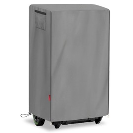 SoloToo Lawn Mower Cover Waterproof, Universal Fit for 20-21 Inch Folding Cordless Lawn Mowers, Durable Outdoor Storage Protector (Grey)