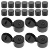 Ipetboom Plastic Flip Top Bottle Caps Set 50pcs Lotion Shampoo