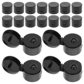 Ipetboom Plastic Flip Top Bottle Caps Set 50pcs Lotion Shampoo Soap Moisturizer Replacement Bottle Lids