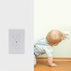 VILLCASE 4 Pack Self-Closing Outlet Covers, Baby proofing Safety Universal