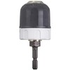E-Value Two-Tone Keyless Drill Chuck, Black & White