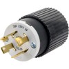 Hubbell-Wiring L1530P 4 Wire 3 Pole Polarized Locking Plug 250