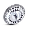 Luxe House Kitchen Sink Strainer Plug, 304 Stainless Steel, Food
