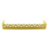 Melody Jane Dollhouse Delicate Brass Filigree Fireplace Fender Miniature Accessory