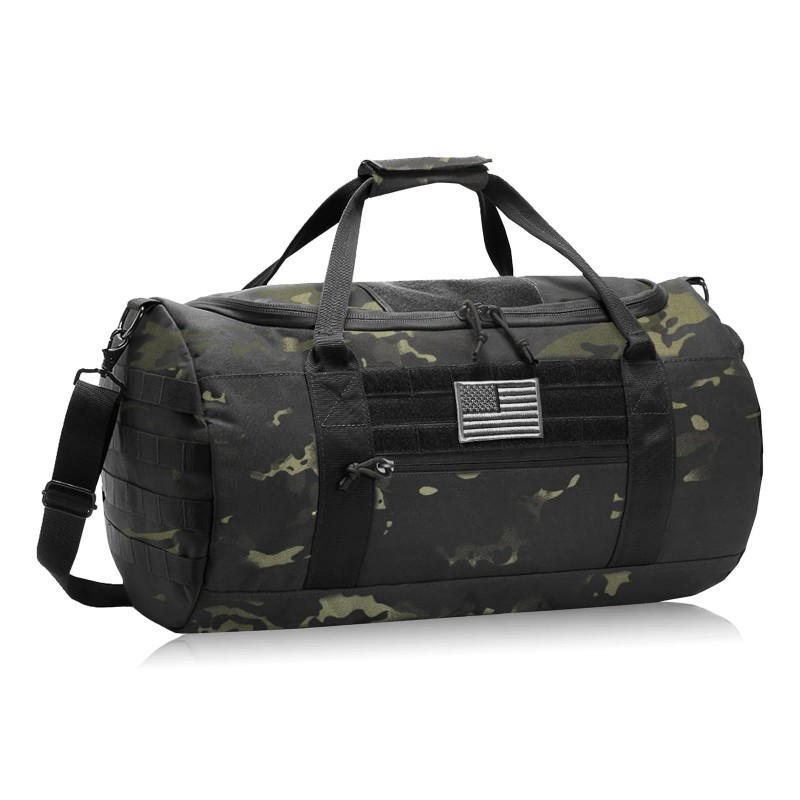 40L Tactical Gym Duffle Bag for Men Heavy Duty Adjustable