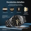 Relojes De Pulsera Hombre Relojes Cuarzo Acero Calendario