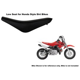 Complete Black Seat Vinyl with Gripper Cover for CRF50F CRF50 CRF 50 50F SSR 50cc 125cc Pit Dirt Bike Low (Low Seat)