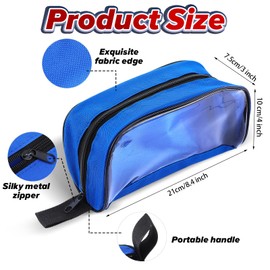 4 Pcs Empty First Aid Bag Color Coded First Aid Medical Kit Accessory Pouches Zippered Medical Bag Organizer Storage Medical Pouch Case with Transparent Window for Medical Supplies Travel, 4 Colors