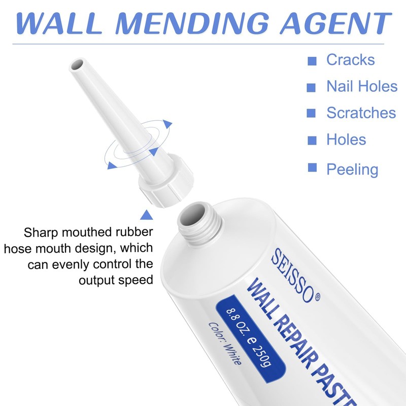 Wall Repair Paste Kit, 2x250g Wall Mending Agent with Wall