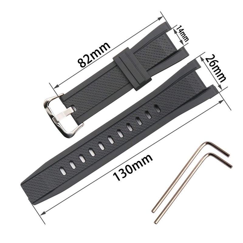 KHZBS Resin watch strap accessories replacement fit for Casio g-shock