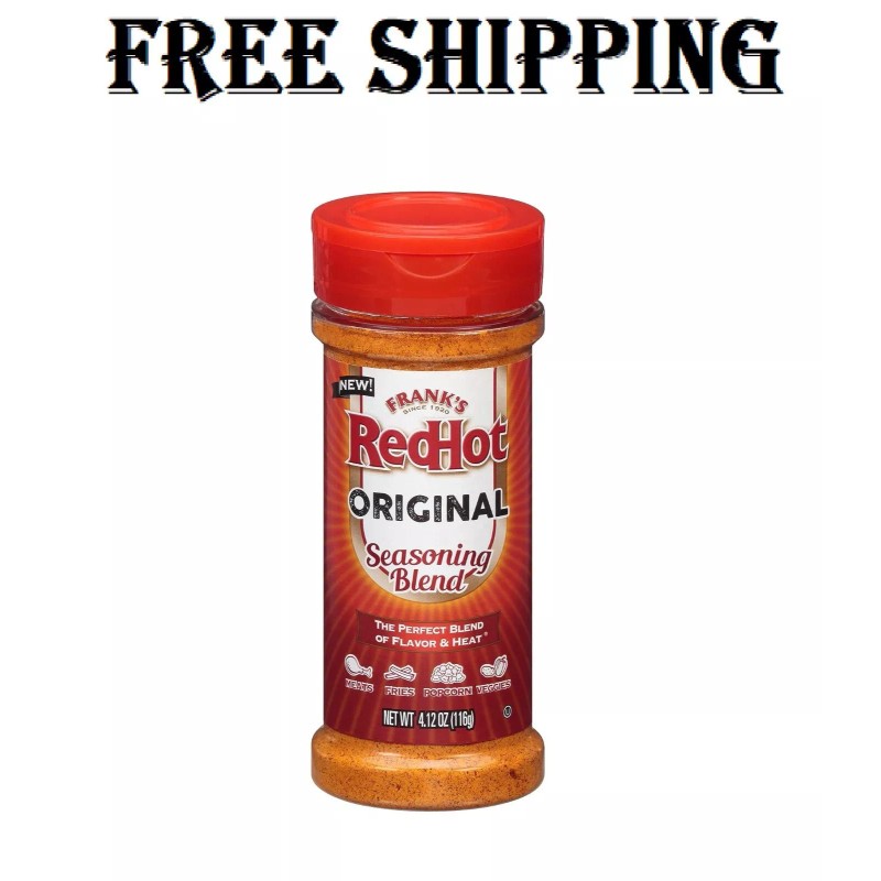 Frank's RedHot Original Seasoning Blend (Hot Sauce Powder) 4.12 oz