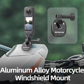 Honlyn Motorcycle Windshield Mount Clip for GoPro Hero13 Black/Hero 12 11 10 9,Motorbike Windshield Mounting Bracket Clamp