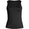 Lands' End Womens Chlorine Resistant High Neck Tankini Top Black