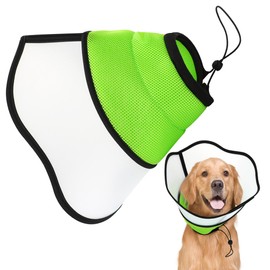 YUEMING Collar Dog Leak Protection, Soft Protective Collar, Adjustable Recovery Collar, Elizabethan Collar for Pets, After Surgery, Wounds, Prevention of Bite Lick Wounds