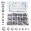 760PCS SAE & Metric Nylon Insert Lock Nuts Kit,304 Stainless