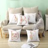 English Alphabet E Decorative Throw Pillow Covers Letter E Floral