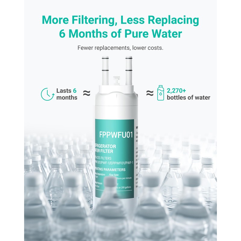 FPPWFU01 Water Replacement - Compatible with EPPWFU01 PureAdvantage PurePour PWF-1,
