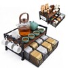 HOYWOUL Tea Bag Coffee Bar Organizer,Teabag Holder & Coffee Station
