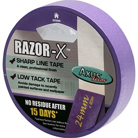 Axus Decor AXU/MTX24 24 mm x 40 m Razor-X Low Tack Tape