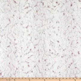 Shannon Minky Luxe Cuddle Snowy Owl Elderberry, Fabric by the Yard