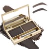 Boobeen Eyebrow Powder Kit, 2-color Waterproof Eyebrow Palette Makeup to