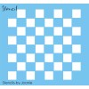 Stencils by Joanie Joanie Gameboard Stencil Checkerboard DIY Template Country