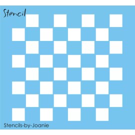 Stencils by Joanie Joanie Gameboard Stencil Checkerboard DIY Template Country 1.25" check DIY Signs