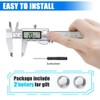 Digital Caliper Measuring Tool, Stainless Steel Vernier Caliper Digital Micrometer