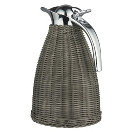 IB Laursen Thermos Flask Grey Polyrattan Weave