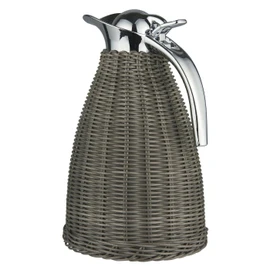 IB Laursen Thermos Flask Grey Polyrattan Weave