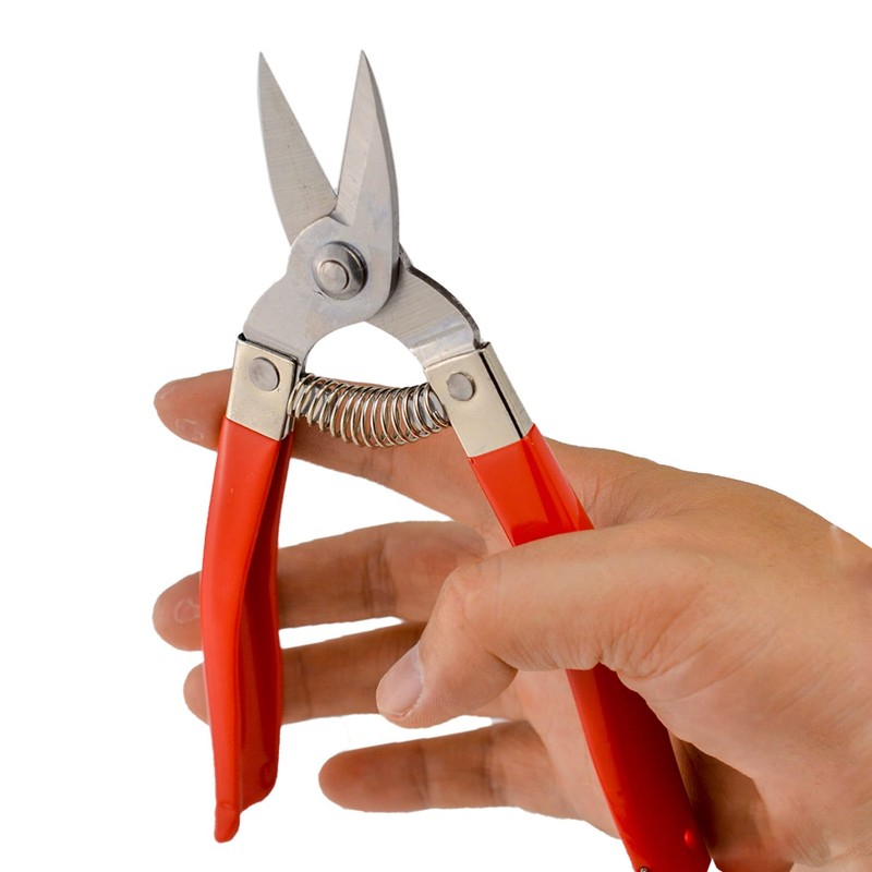 Flower Scissors Bypass Pruning Shears Garden Clips Hand Pruner 7”