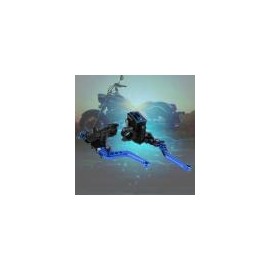 Palancas de cilindro maestro, 1 par de 7/8 "(22 mm) Motorcycle Brake Brawer Master Cylinder Palancas de depósito de reemplazo (Azul)