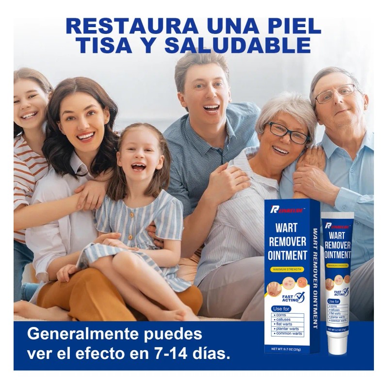 Crema Para Verrugas Elimina Eficazmente Y Cuida La Piel 20g