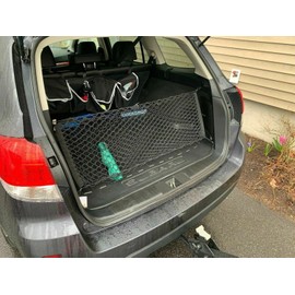 EACCESSORIES EA Trunk Organizer Cargo Net for Subaru Outback 2000-2023 – Envelope Style Cargo Net for SUV - Premium Mesh Car Trunk Organizer Vehicle Carrier Storage–Compatible with Subaru Outback