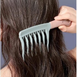 5-Piece Styling Scalp Hair Massage Brush Set Hair Brush Deep Brown 5-Piece