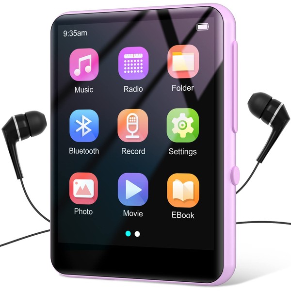 64GB MP3 Player with Bluetooth 5.0, Portable Digital Lossless Music