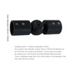 1" Window Corner Curtain Rod Connector 1 pcs Black, Adjustable